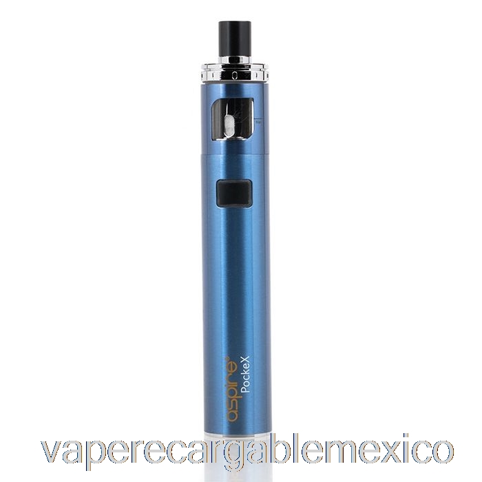 Vape Recargable Aspire Pockex Aio Kit De Inicio Azul